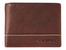 Maverick Rough Gear - Portefeuille - RFID - cuir de buffle pleine fleur à tannage végétal - brun