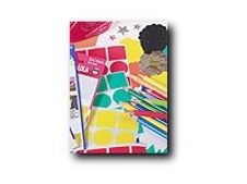 APLI kids large - Adhésif décoratif - cercle - 2 cm de diamètre - blanc - permanent
