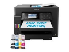 Epson EcoTank ET-16655 - Imprimante jet d'encre multifonction couleur A3 - USB, LAN, Wi-Fi, hôte USB - noir
