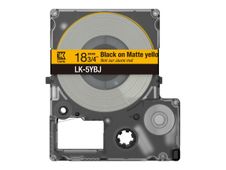 Epson LabelWorks LK-5YBJ - Negro sobre amarillo mate - rollo (1,8 cm x 8 m) 1 cinta(s) caja para colgar - cartucho de cinta - para LabelWorks LW-C410, LW-C610