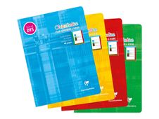 Clairefontaine DYS - Cahier de notes - 17 x 22 cm - 24 feuilles / 48 pages - papier blanc - ligné - disponible en différents coloris