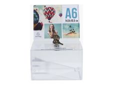 Exacompta - Urne - A6 - 15 X 10.5 X 10 CM - cristal