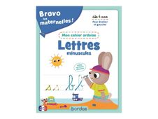 Mon cahier ardoise - Mes premières lettres minuscules - Bravo les maternelles! - par Vautier Vanessa - livre d'exercices