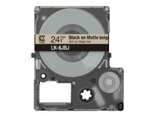 Epson LabelWorks LK-6JBJ - Negro sobre beige mate - rollo (2,4 cm) 1 cinta(s) cinta de etiqueta