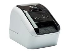 Brother QL-800 - Impresora de etiquetas - bicolor (monocromático) - térmica directa - Rollo (6,2 cm) - 300 x 600 ppp - hasta 148 mm/segundo - USB 2.0, host USB - cortador