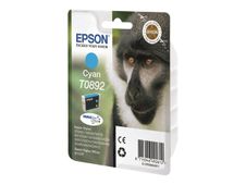 Epson T0892 - 3.5 ml - cián - original - blíster - cartucho de tinta - para Stylus S21, SX105, SX110, SX115, SX210, SX215, SX400, SX410, SX415; Stylus Office BX300