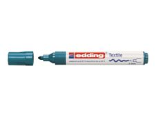 edding 4500 textile - Marqueur - pour textile - bleu oriental - encre pigmentée à base d'eau - 2-3 mm