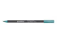 Set de 6 pinceaux pour porcelaine Edding 4200 – Couleurs froides - pointe pinceau 1-4 mm - encre pigmentée résistante à la chaleur et au lave-vaisselle