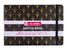 Talens Art Creation - Carnet de croquis - 210 x 148 mm - 80 feuilles - papier blanc - Art déco