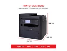 Canon i-SENSYS MF275dw - Imprimante laser multifonction A4 - monochrome  - USB 2.0, LAN, Wi-Fi(n)