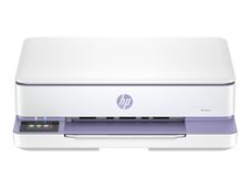 HP ENVY 6110e All-in-One - Imprimante multifonction jet d'encre couleur A4 - USB 2.0, Wi-Fi(ac) - blanc - éligible Instant Ink