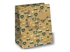 Clairefontaine Christmas Forest S3 - Sac cadeau - 21.5 cm x 10.2 cm x 25.3 cm