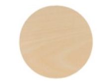 Artemio - Sous-verre non-fini - rond - 10 cm de diamètre (pack de 4)