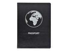 Exacompta Hidentity - Etui de protection de passeport - PVC - noir