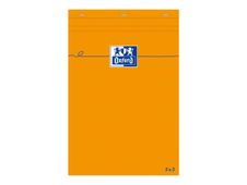 Oxford - Bloc notes - 8,5 x 12 cm - 160 pages - petits carreaux - 80G - orange