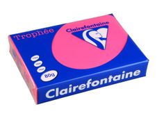 Clairefontaine Trophée - Papier couleur - A4 (210 x 297 mm) - 80 g/m² - 500 feuilles - rose fuchsia