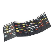 Nobo Mini - Planning portatif à fiches T - 4 volets - 24 x 31 cm