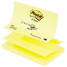 Post-it - 12 Blocs Z-Notes - jaune - 76 x 127 mm