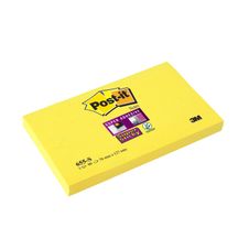 Post-it - Bloc notes Super Sticky - jaune jonquille - 76 x 127 mm