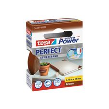 Tesa extra Power Perfect - Ruban adhésif en toile - 19 mm x 2.75 m - havane