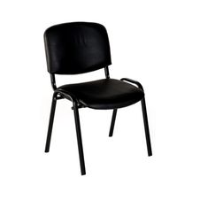 Chaise VISIMILI - empilable par 12 - noir