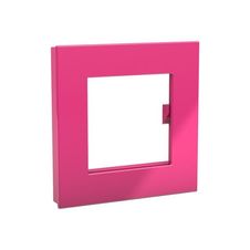 Dahle - Aimant super puissant Neodym - 75 x 75 mm - avec cadre photo - rose