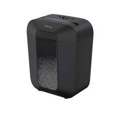 Fellowes Powershred LX45 - destructeur de documents coupe croisée - 8 feuilles - Corbeille 17 litres - verrouillage de sécurité