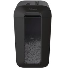 Fellowes Powershred LX65 - destructeur de documents coupe croisée - 10 feuilles - Corbeille 22 litres - noir