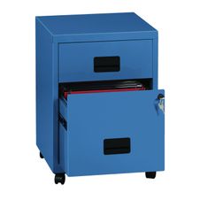 Caisson mobile - 2 tiroirs - bleu