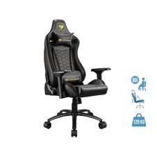 Fauteuil gamer OUTRIDER ROYAL - accoudoirs réglables - appuie-tête intégré - noir