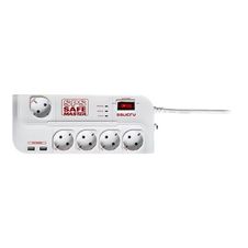 SALICRU SPS SAFE MASTER - Protection contre les surtensions - CA 250 V - connecteurs de sortie : 5 - 1.8 m cordon