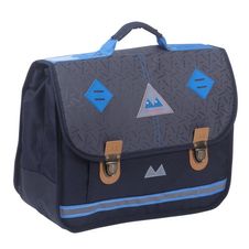 Cartable Poids Plume Confettis - 38 cm - 2 compartiments - noir - Kid'Abord