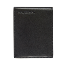 Maverick - Portefeuille compact à 2 volets anti-piratage - cuir noir