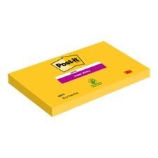 Post-it - 12 Blocs notes Super Sticky - jaune jonquille - 76 x 127 mm