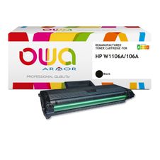 Cartouche laser remanufacturée HP 106A - extra haute capacité -  noir - Owa