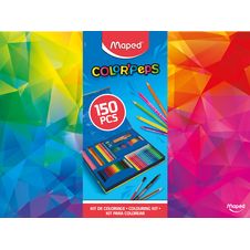 Maped Color'Peps - Kit de coloriage 150 pièces - boîte carton décorée