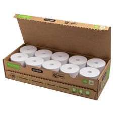 Exacompta - 10 Bobines thermiques - rouleaux caisses - 80 x 72 mm x 76 m - sans phénol et sans plastique