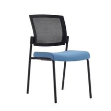 Chaise SYNERGY - accoudoirs en option - bleu