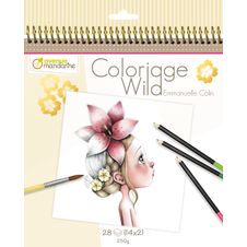 Carnet de coloriage Collector - par Emmanuelle Colin - Wild 1