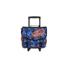Cartable à roulettes NERF PLAYGROUND-2 compartiments- noir- Kid'Abord