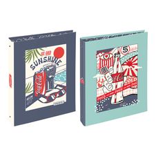 Classeur 4 anneaux - Dos 50 mm - A4 - Coca-Cola Sunshine - Viquel