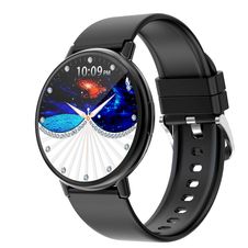 AIWA SW-A800 - Montre intelligente avec sangle - affichage 1.39" - Bluetooth