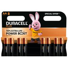 DURACELL 150% PLUS - Offre Spéciale - 8 piles alcalines - AA LR06