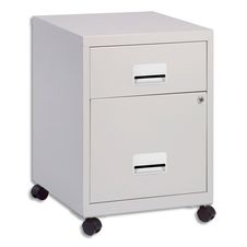 Caisson mobile - 2 tiroirs - gris