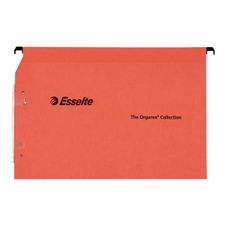 Esselte Kori - 25 Dossier suspendus pour armoires - orange - fond 30 mm