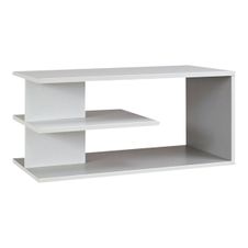 Surmeuble bicolore SUNDAY pour rangement 80 cm - Blanc/gris