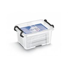 STRATA - Boîte multi rangements 0,4L - qualité alimentaire - cristal