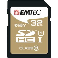 Emtec Elite Gold - carte mémoire 32 Go - Class 10 - SDHC UHS-I U1