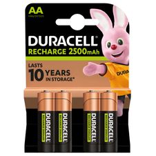 DURACELL Ultra DX1500 - 4 piles alcalines rechargeables - AA HR6