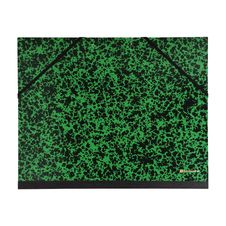 Exacompta - Carton à dessin à élastiques - 26 x 33 cm - vert